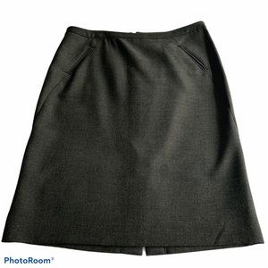 Loft Grey flannel skirt size 8